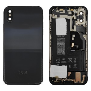 Teknonet Apple iPhone XS Uyumlu Dolu Kasa Çıkma (Siyah) NT-94661