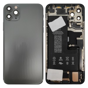 Teknonet Apple iPhone 11 Pro Max Uyumlu Batarya Kapaklı Dolu Kasa (Yeşil) NT-94650