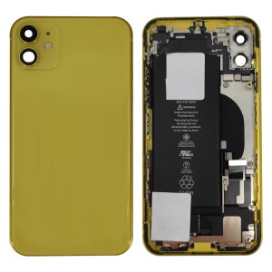 Teknonet Apple iPhone 11 Uyumlu Dolu Kasa Çıkma (Sarı) NT-94634