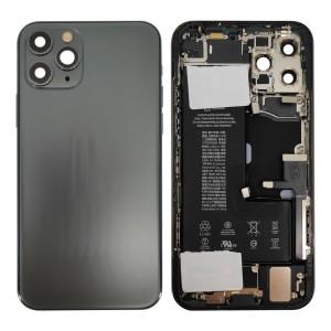 Teknonet Apple iPhone 11 Pro Uyumlu Batarya Kapaklı Dolu Kasa (Yeşil) NT-92582