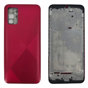 Teknonet Samsung Galaxy A02S Uyumlu Orta Kasa (Kırmızı) NT-90892