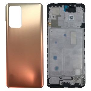 Teknonet Xiaomi Redmi Note 10 Pro 4G Uyumlu Batarya Kapaklı Dolu Kasa (Turuncu) NT-90849