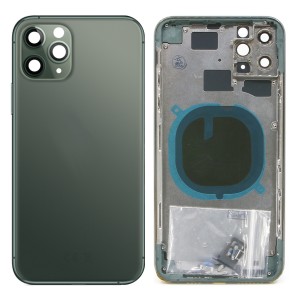 Teknonet Apple iPhone 11 Pro Max Uyumlu Batarya Kapaklı Dolu Kasa (Yeşil) NT-81059