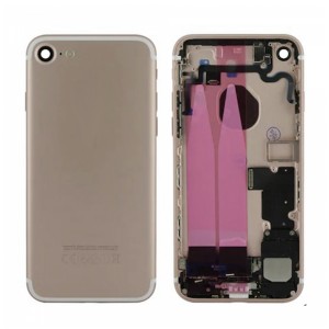 Teknonet Apple iPhone 7 Uyumlu Batarya Kapaklı Dolu Kasa (Gold) VR-18676