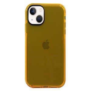 Nettech Apple iPhone 13 Uyumlu Colour Transparan Seri Arka Koruma Kılıf (Sarı) NT-92835