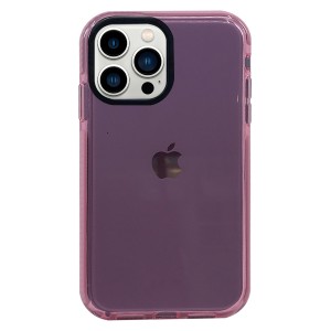 Nettech Apple iPhone 13 Pro Max Uyumlu Colour Transparan Seri Arka Koruma Kılıf (Mor) NT-92847