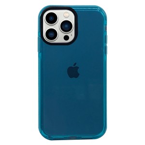 Nettech Apple iPhone 13 Pro Uyumlu Colour Transparan Seri Arka Koruma Kılıf (Mavi) NT-92841