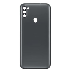 Teknonet Samsung Galaxy A11 Uyumlu NT-90937 Kamera Camlı Batarya Kapağı (Siyah) NT-90937