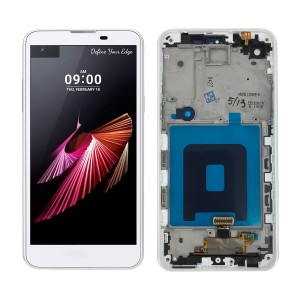 Teknonet LG X Screen Uyumlu Org Lcd+Dokunmatik+Çıtalı (Beyaz) NT-24526