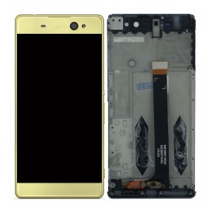 Teknonet Sony Xperia Xa Ultra Uyumlu Org Lcd+Dokunmatik+Çıtalı (Gold) VR-2966