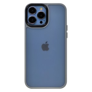 Nettech Apple iPhone 13 Pro Uyumlu Cann Seri Arka Koruma Kılıf (Gri) NT-96019