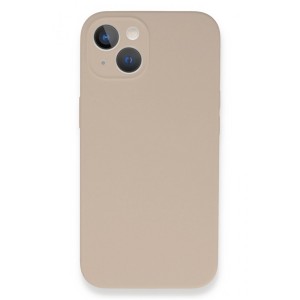 Nettech Apple iPhone 13 Mini Uyumlu Nano Arka Koruma Kılıf (Krem) NT-96035