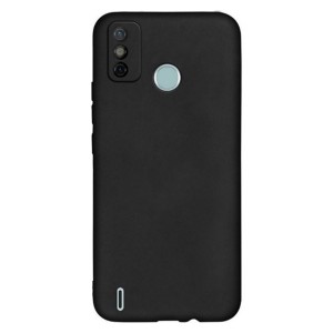 Nettech Tecno Spark 6 Go Uyumlu Suide Arka Koruma Kılıf (Siyah) NT-96053