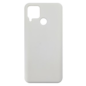 Nettech Realme C25 Uyumlu Nano Arka Koruma Kılıf (Beyaz) NT-96144