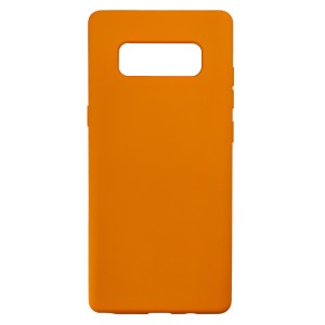 Nettech Samsung Galaxy N950 Note 8 Uyumlu Nano Arka Koruma Kılıf (Turuncu) NT-96167