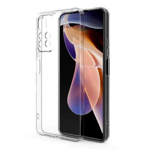 Nettech Xiaomi Redmi Note 11 Pro Uyumlu Tıpalı Şeffaf Seri Arka Koruma Kılıf (Şeffaf) NT-96215
