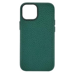 Nettech Apple iPhone 13 Mini Uyumlu Suni Deri Arka Koruma Kılıf (Yeşil) NT-96377