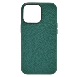Nettech Apple iPhone 13 Pro Uyumlu Suni Deri Arka Koruma Kılıf (Yeşil) NT-96366
