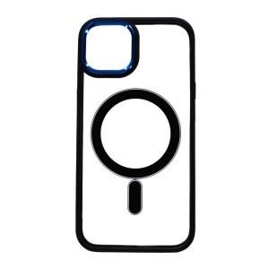 Nettech Apple iPhone 13 Uyumlu Kamera Çerçeveli MagSafe Arka Koruma Kılıf (Siyah) NT-96305