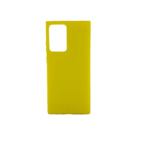 Nettech Samsung Galaxy Note 20 Ultra Uyumlu Suide Arka Koruma Kılıf (Sarı) NT-96405