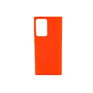 Nettech Samsung Galaxy Note 20 Ultra Uyumlu Suide Arka Koruma Kılıf (Turuncu) NT-96404