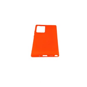 Nettech Samsung Galaxy Note 20 Ultra Uyumlu Suide Arka Koruma Kılıf (Turuncu) NT-96404