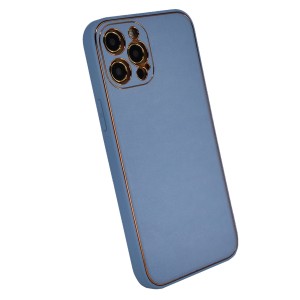 Nettech Apple iPhone 12 Pro Max Uyumlu NT-93561 Coco Leather Seri Arka Koruma Kılıf (Turkuaz) NT-93561