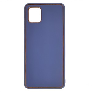 Nettech Samsung Galaxy Note 10 Lite Uyumlu Coco Leather Seri Arka Koruma Kılıf (Füme) NT-93465