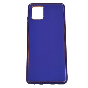 Nettech Samsung Galaxy Note 10 Lite Uyumlu Coco Leather Seri Arka Koruma Kılıf (Mor) NT-93464