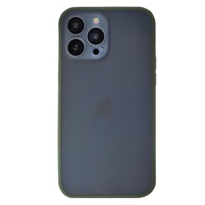 Nettech Apple iPhone 13 Pro Max Uyumlu Buz Lazer Kamera Korumalı Arka Koruma Kılıf (Yeşil) NT-94717