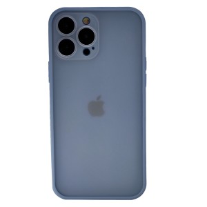 Nettech Apple iPhone 13 Pro Max Uyumlu Buz Lazer Kamera Korumalı Arka Koruma Kılıf (Lila) NT-94716