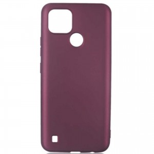 Nettech Realme C21 Uyumlu Nano Arka Koruma Kılıf (Mürdüm) NT-94216