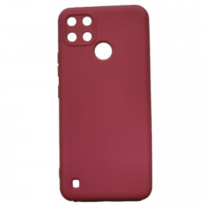 Nettech Realme C25S Uyumlu Nano Arka Koruma Kılıf (Mürdüm) NT-94230