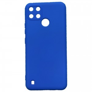 Nettech Realme C25S Uyumlu Nano Arka Koruma Kılıf (Mavi) NT-94227
