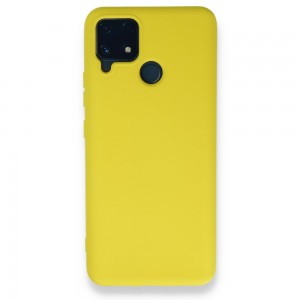 Nettech Realme C25S Uyumlu Nano Arka Koruma Kılıf (Sarı) NT-94225