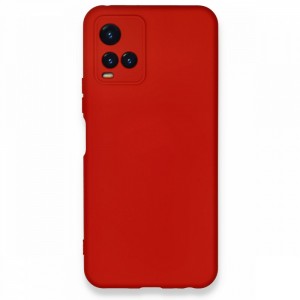 Nettech Vivo Y21S Uyumlu Nano Arka Koruma Kılıf (Kırmızı) NT-94401