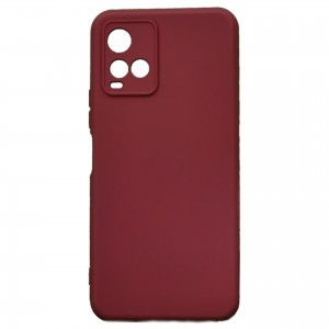 Nettech Vivo Y21S Uyumlu Nano Arka Koruma Kılıf (Mürdüm) NT-94407