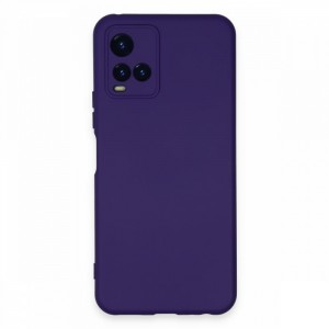 Nettech Vivo Y21S Uyumlu Nano Arka Koruma Kılıf (Mor) NT-94400