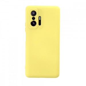 Nettech Xiaomi Mi 11T Uyumlu Nano Arka Koruma Kılıf (Sarı) NT-94283