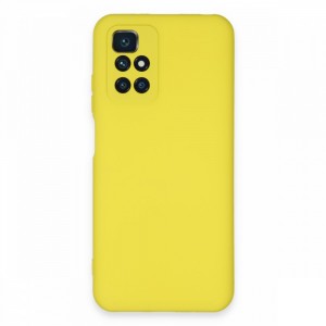 Nettech Xiaomi Redmi 10 Uyumlu Nano Arka Koruma Kılıf (Sarı) NT-94912