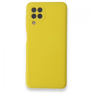 Nettech Samsung Galaxy M32 Uyumlu Lansman Seri Arka Koruma Kılıf (Sarı) NT-94895