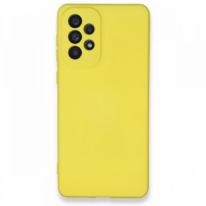 Nettech Samsung Galaxy A73 5G Uyumlu Nano Arka Koruma Kılıf (Sarı) NT-94062