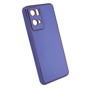 Nettech Oppo Reno 7 pro Uyumlu NT-93644 Coco Leather Seri Arka Koruma Kılıf (Lila) NT-93644