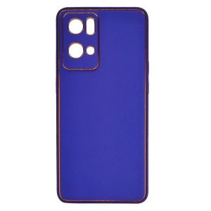 Nettech Oppo Reno 7 pro Uyumlu Coco Leather Seri Arka Koruma Kılıf (Mor) NT-93640