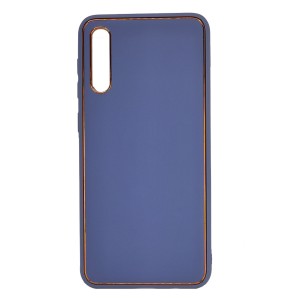 Nettech Samsung Galaxy A50 Uyumlu Coco Leather Seri Arka Koruma Kılıf (Füme) NT-93438