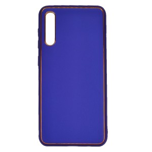 Nettech Samsung Galaxy A50 Uyumlu Coco Leather Seri Arka Koruma Kılıf (Mor) NT-93437