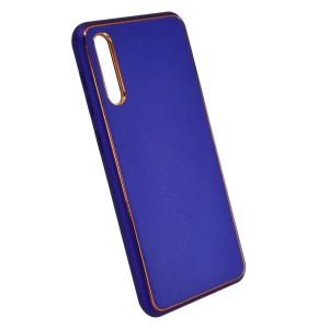 Nettech Samsung Galaxy A50 Uyumlu NT-93437 Coco Leather Seri Arka Koruma Kılıf (Mor) NT-93437