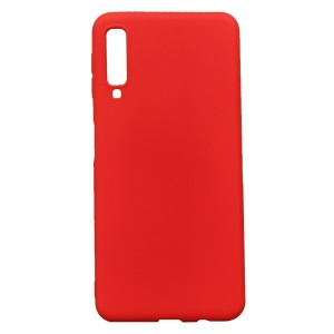 Nettech Samsung Galaxy A7 2018 Sm-A750F Uyumlu Nano Arka Koruma Kılıf (Kırmızı) NT-93894