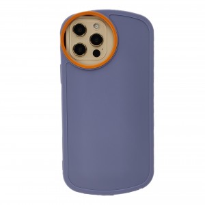 Nettech Apple iPhone 12 Pro Max Uyumlu Silindir Camera Seri Arka Koruma Kılıf (Lila) NT-95070