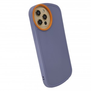 Nettech Apple iPhone 12 Pro Max Uyumlu NT-95070 Silindir Camera Seri Arka Koruma Kılıf (Lila) NT-95070